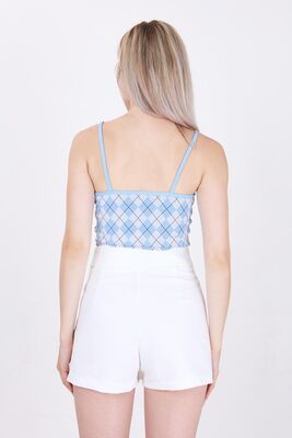 Yırtmaç Detaylı Şort Etek - 18