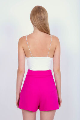 Yırtmaç Detaylı Şort Etek - 29