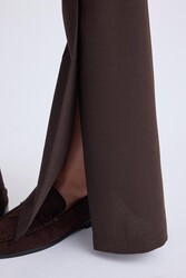 Yüksek Bel Beli Kemerli Pantolon - 3