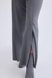 Yüksek Bel Beli Kemerli Pantolon - 11