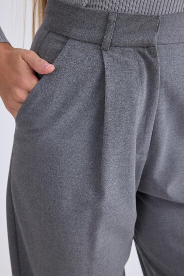 Yüksek Bel Geniş Paça Palazzo Pantolon - 2