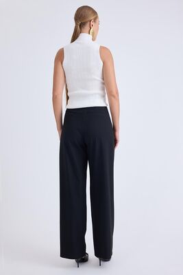 Yüksek Bel Geniş Paça Palazzo Pantolon - Thumbnail (16)