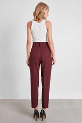 Yüksek Bel Kumaş Pantolon - 11