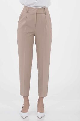 Yüksek Bel Kumaş Pantolon - 33