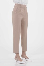 Yüksek Bel Kumaş Pantolon - 35