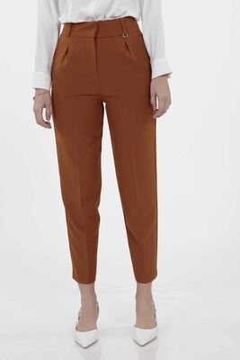 Yüksek Bel Kumaş Pantolon - 39