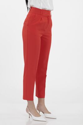 Yüksek Bel Kumaş Pantolon - 45