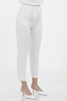 Yüksek Bel Kumaş Pantolon - 56