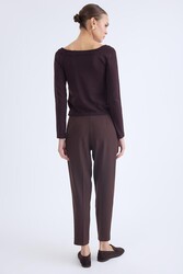 Yüksek Bel Kumaş Pantolon - 62