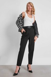 Yüksek Bel Kumaş Pantolon - 27