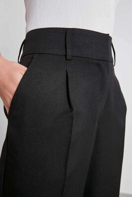 Yüksek Bel Kumaş Pantolon - Thumbnail (28)